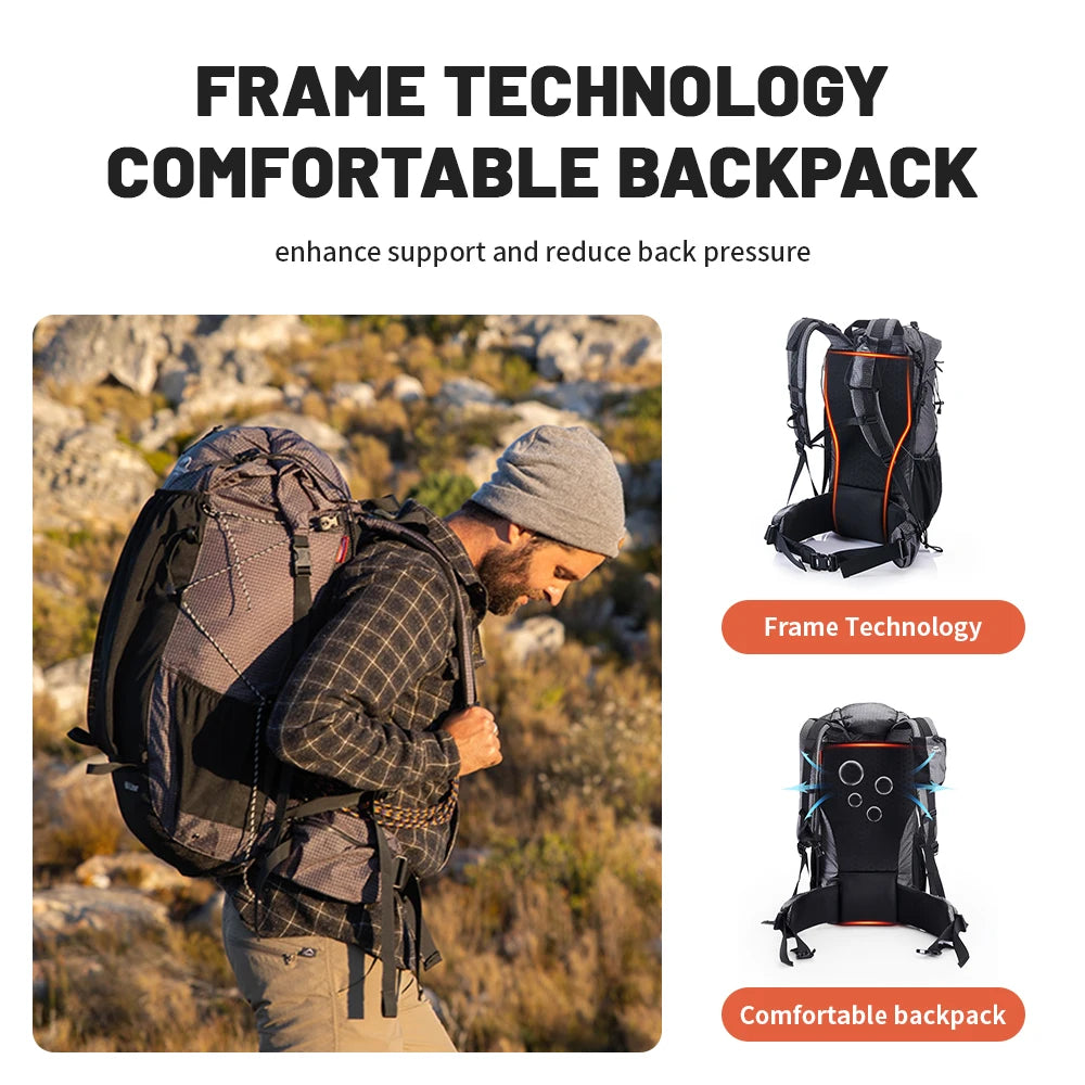 Ultralight Backpack with Rain Cover