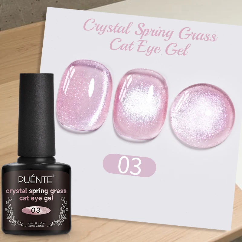 Wine Red Cat Eye Gel Polish