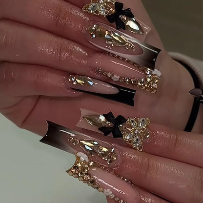 Leopard Cherry Press-On Nails