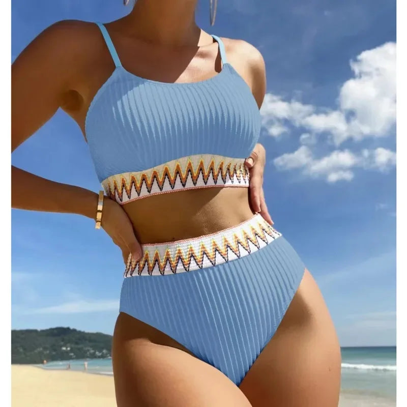 Embroidered Bikini Set