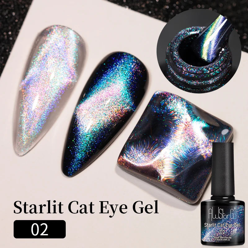 Pink Cat Eye Gel Polish