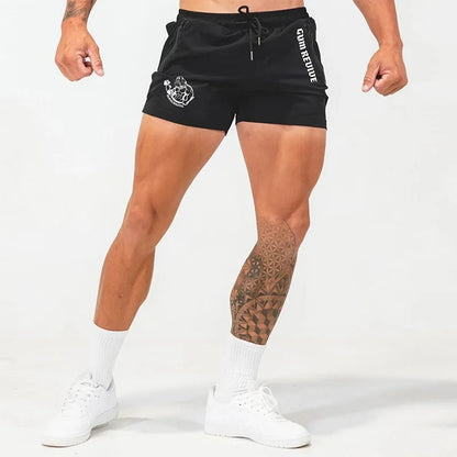 Double Zipper Pocket Training Shorts