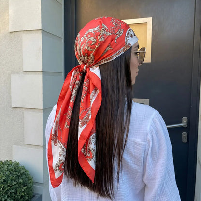 90cm Square Silk Scarf