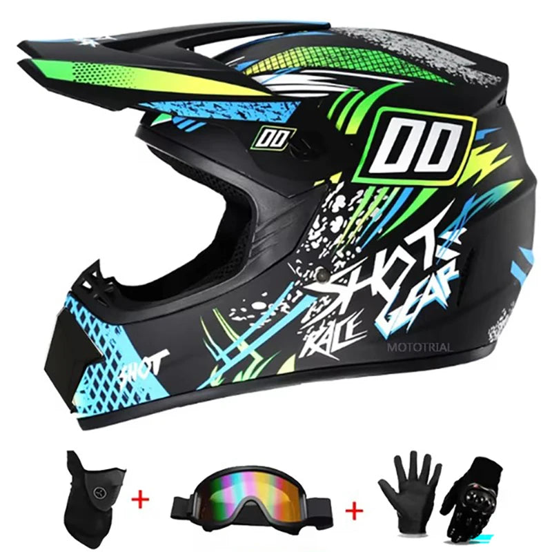 DOT-Approved Youth Dirt Bike Helmet