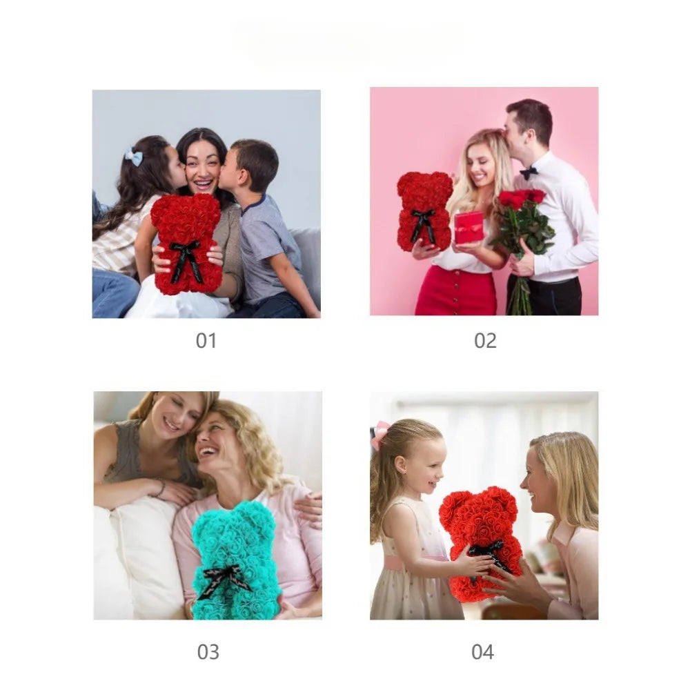 Eternal Rose Teddy Bear