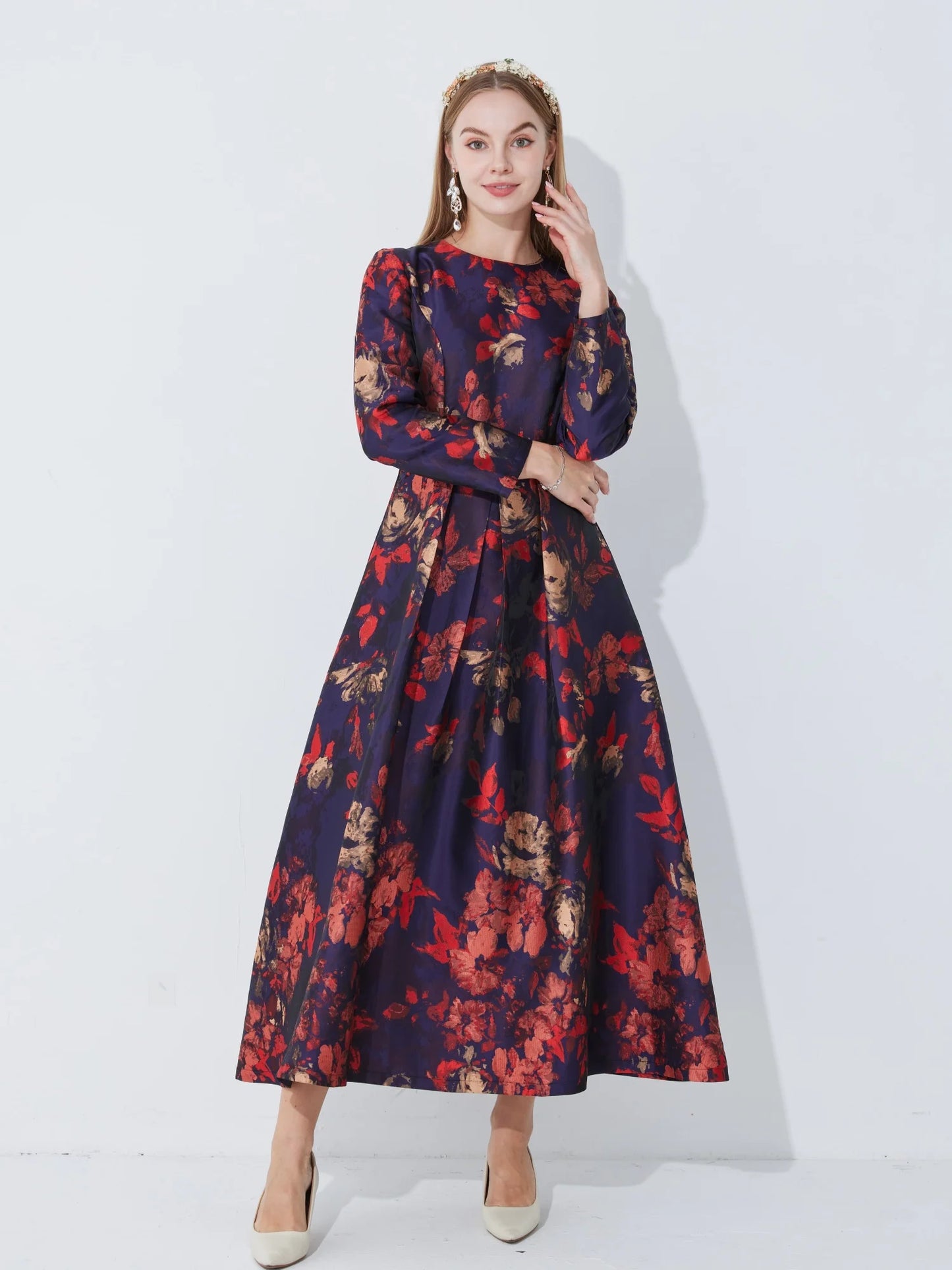 Floral Evening Gown