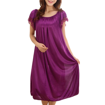 Lace Patchwork Night Gown