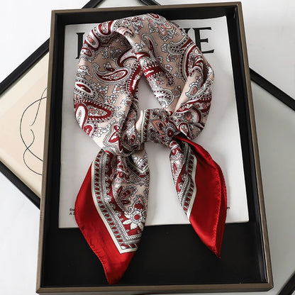Scarf 70 70Cm Silk Square
