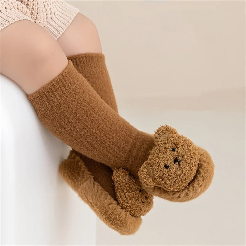 Cartoon Bear Baby Sock Shoes