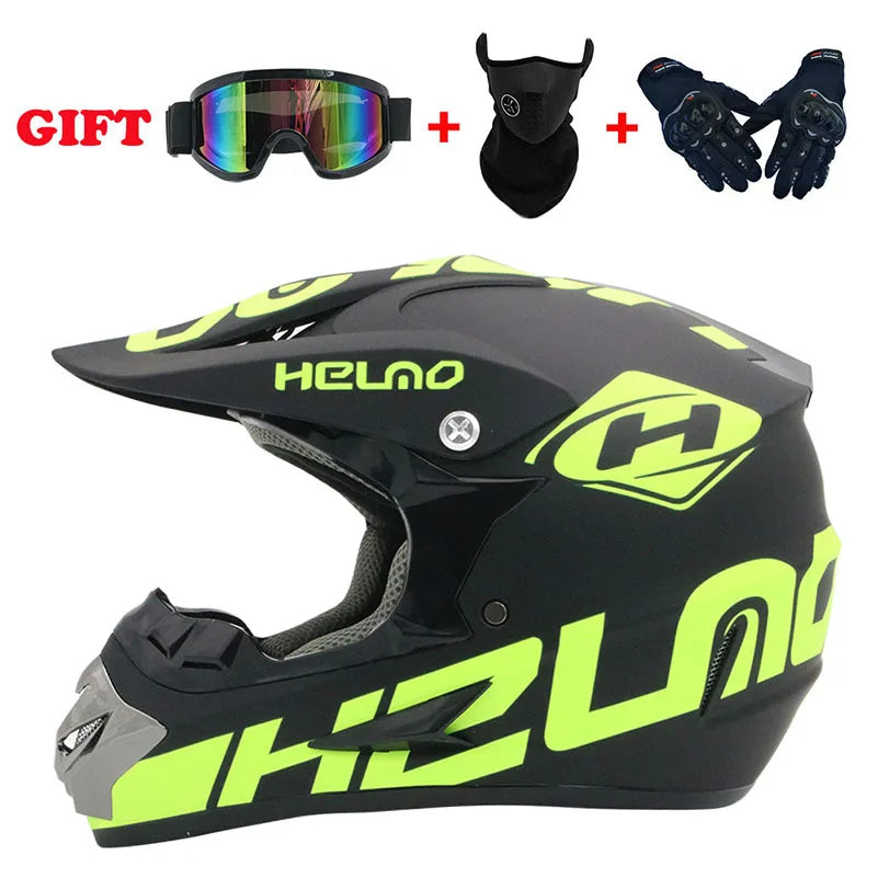 Flip-Up Off-Road Full-Face Helmet