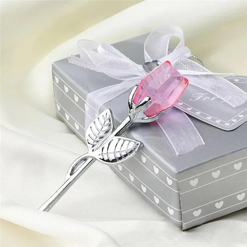 Elegant Crystal Rose