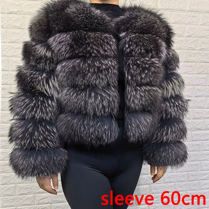 Raccoon Dog Fur Jacket