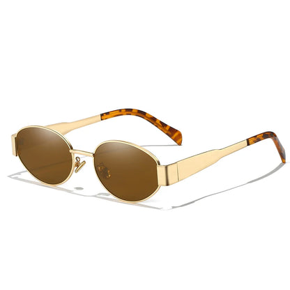 Unisex Oval Sun Glasses