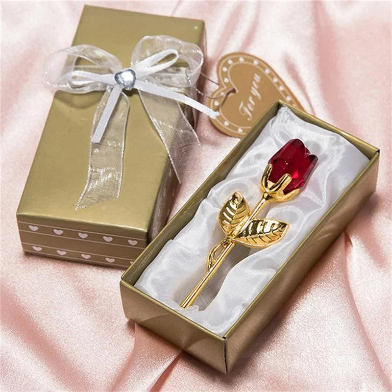 Elegant Crystal Rose