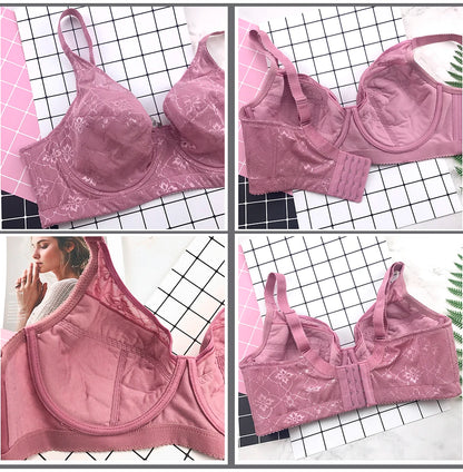 Floral Lace Push Up Bra