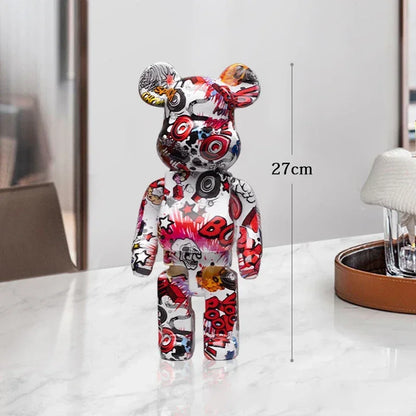 Graffiti Bear Statue