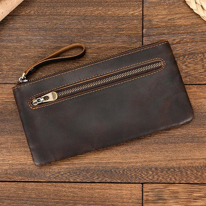 Leather Long Wallet