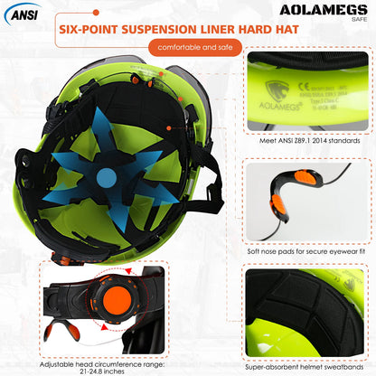 ABS Shell Dual-Visor Safety Helmet