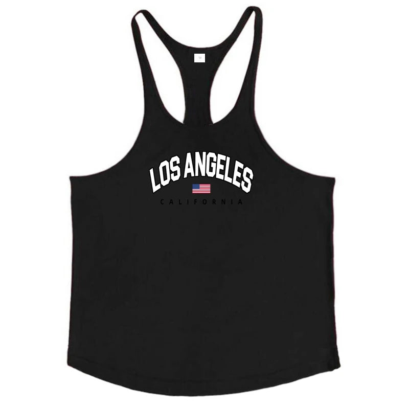 Y-Back Gym Tank Top Cotton