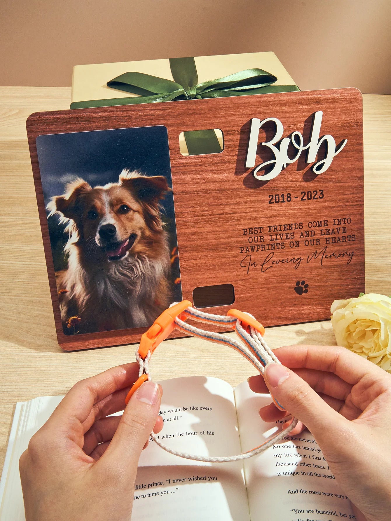 Personalized Pet Memorial Wooden Plaque