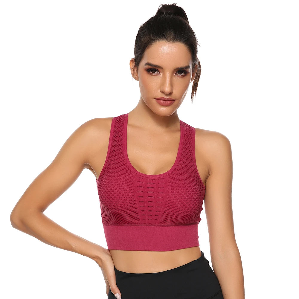 Fitness T-shirts Workout Sports Bra