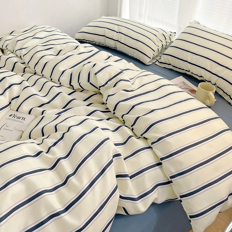 Striped Duvet Bedding Set