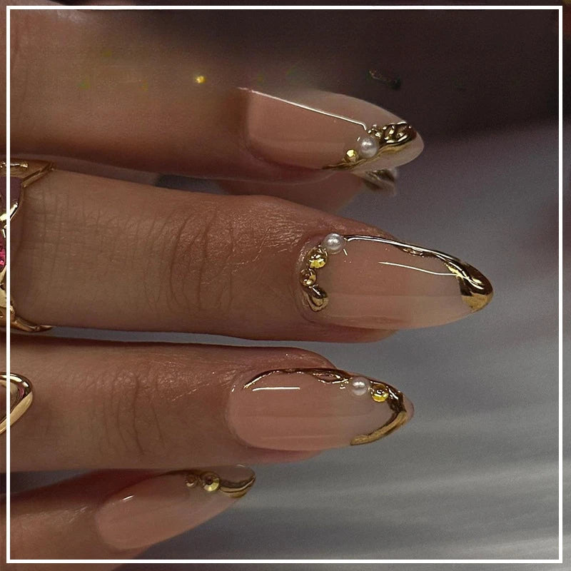 French Wave Press-On Nails