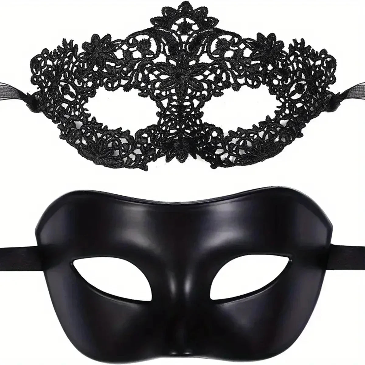 Couples Lace Masquerade Masks