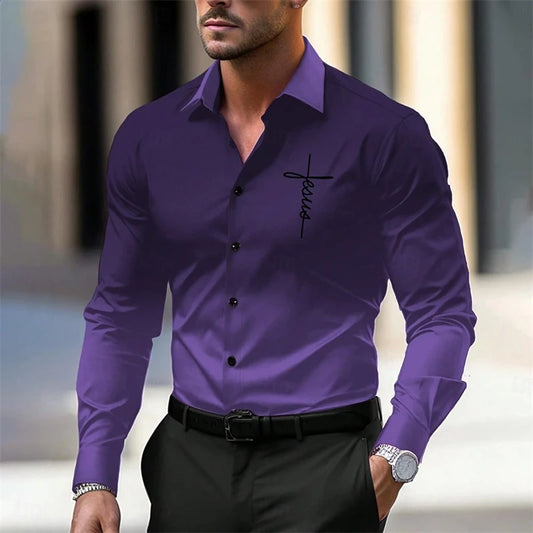 3D Print Casual Autumn Shirt