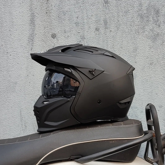 Vintage Warrior Motorcycle Helmet