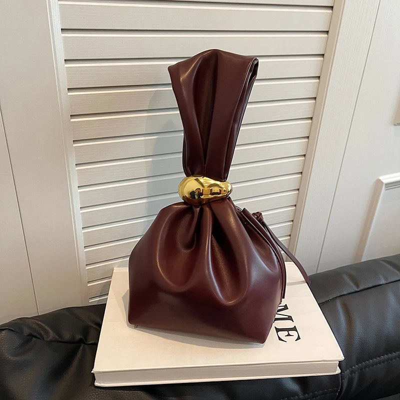 Personalized Soft Leather Clutch Bag