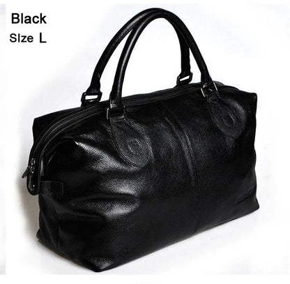 Genuine Cowhide Leather Duffel Bag