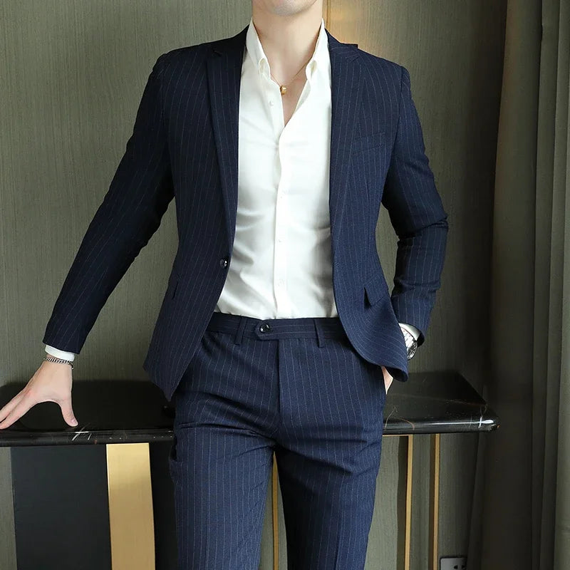 High-End Trousers British Wedding Suit