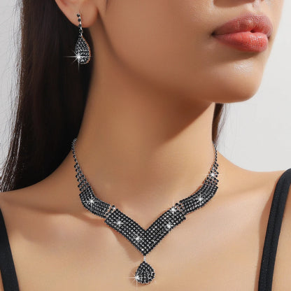 Rhinestone Jewelry Set