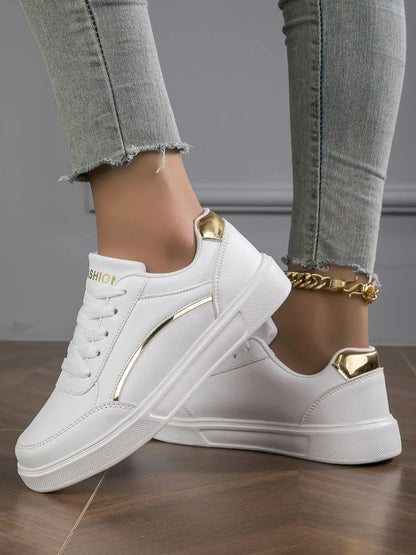 Leather Platform Sneakers
