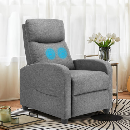 Modern Fabric Recliner Sofa