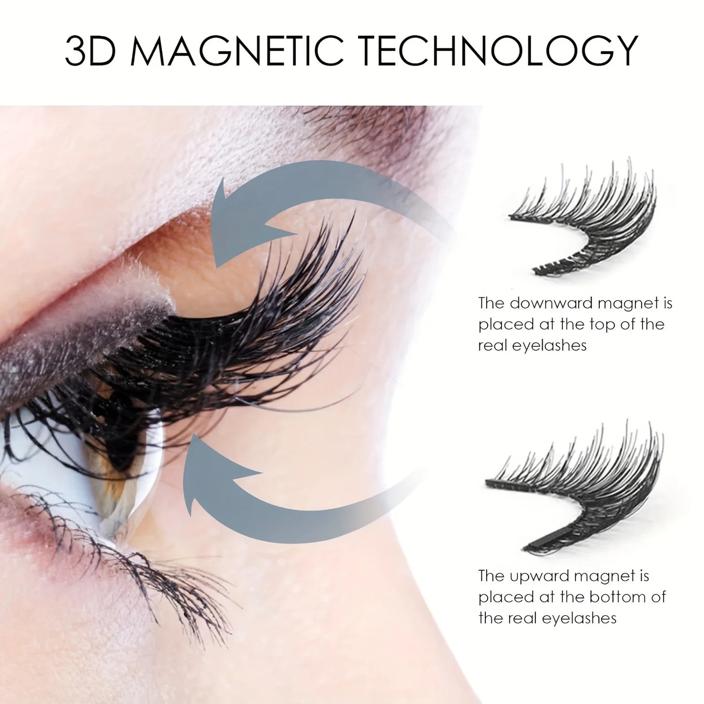 Magnetic Natural Long Eyelashes