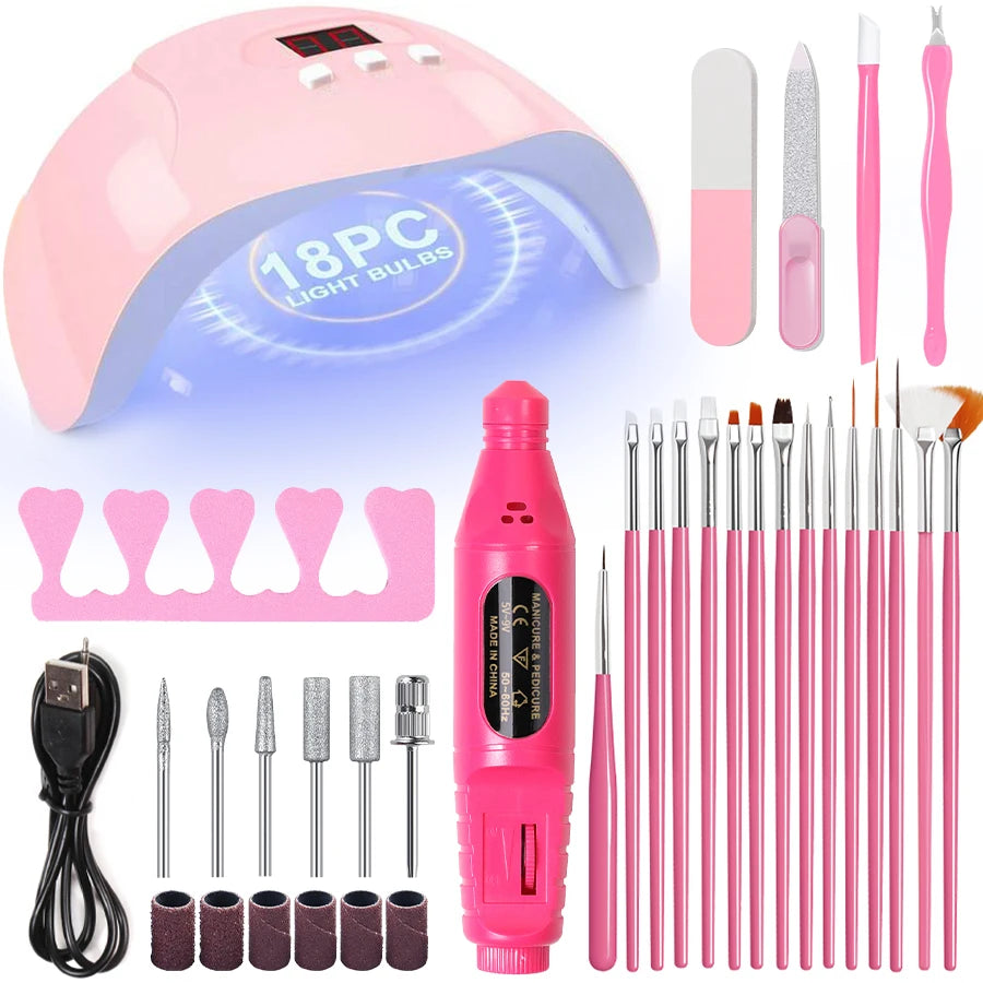 Electric Nail Drill Manicure Kit
