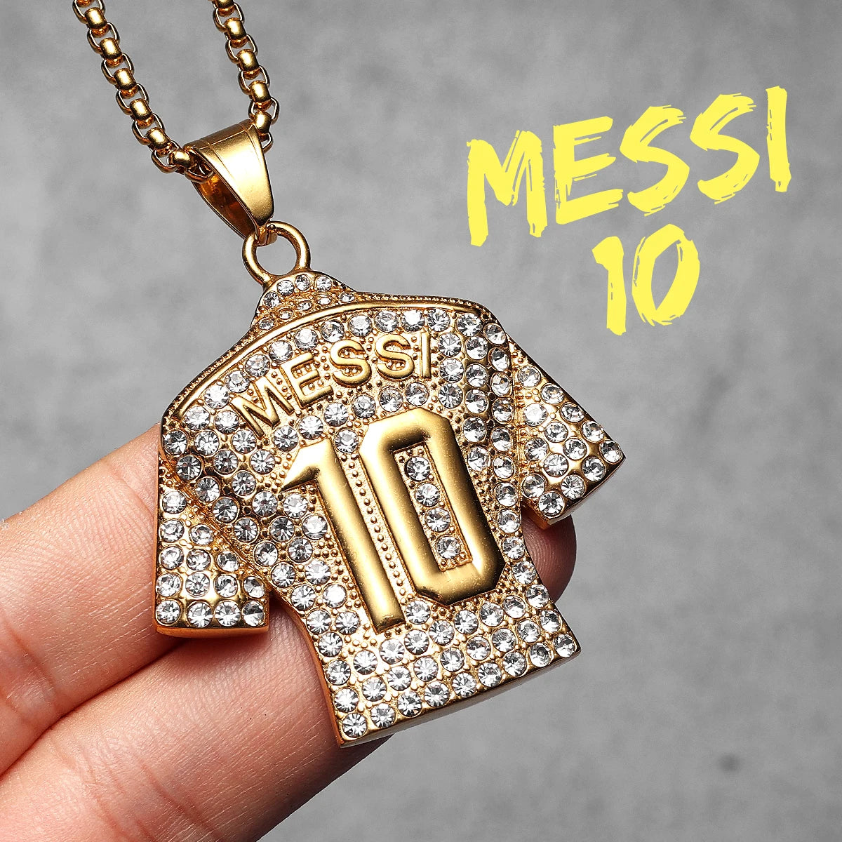 Metal Jersey Stainless Steel Pendant Party