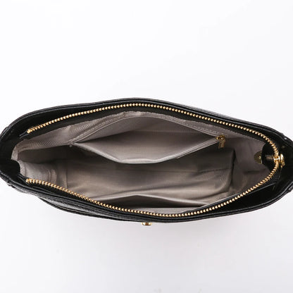 Cowhide Leather Messenger Tote