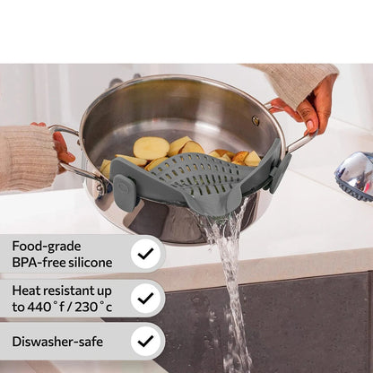 Silicone Kitchen Strainer Clip