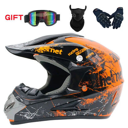 Flip-Up Off-Road Full-Face Helmet