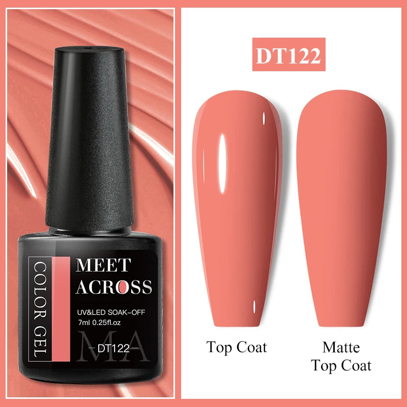 MEET ACROSS Matte Gel Polish