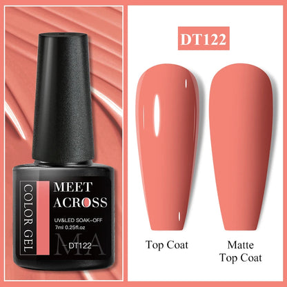 MEET ACROSS Matte Gel Polish