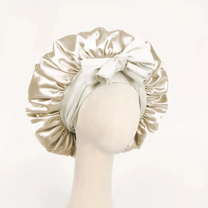 Adjustable Satin Sleep Bonnet