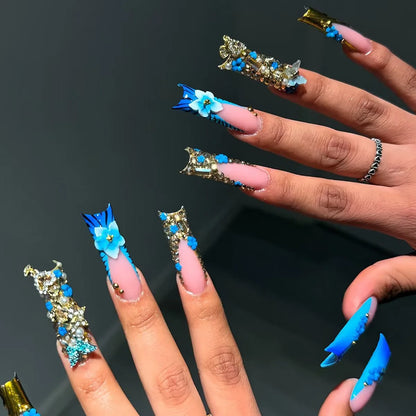 Leopard Cherry Press-On Nails
