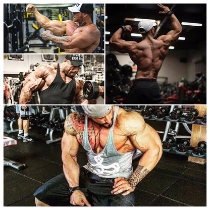 pattern printed fitness vest