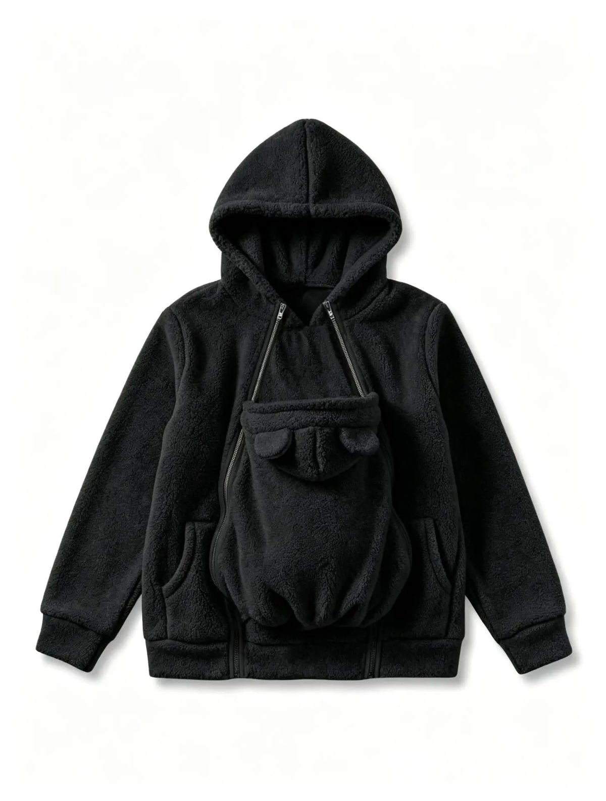 Fleece Zip Hooded Jacket