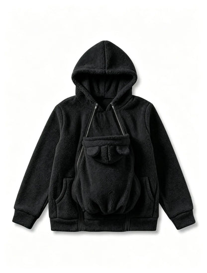 Fleece Zip Hooded Jacket