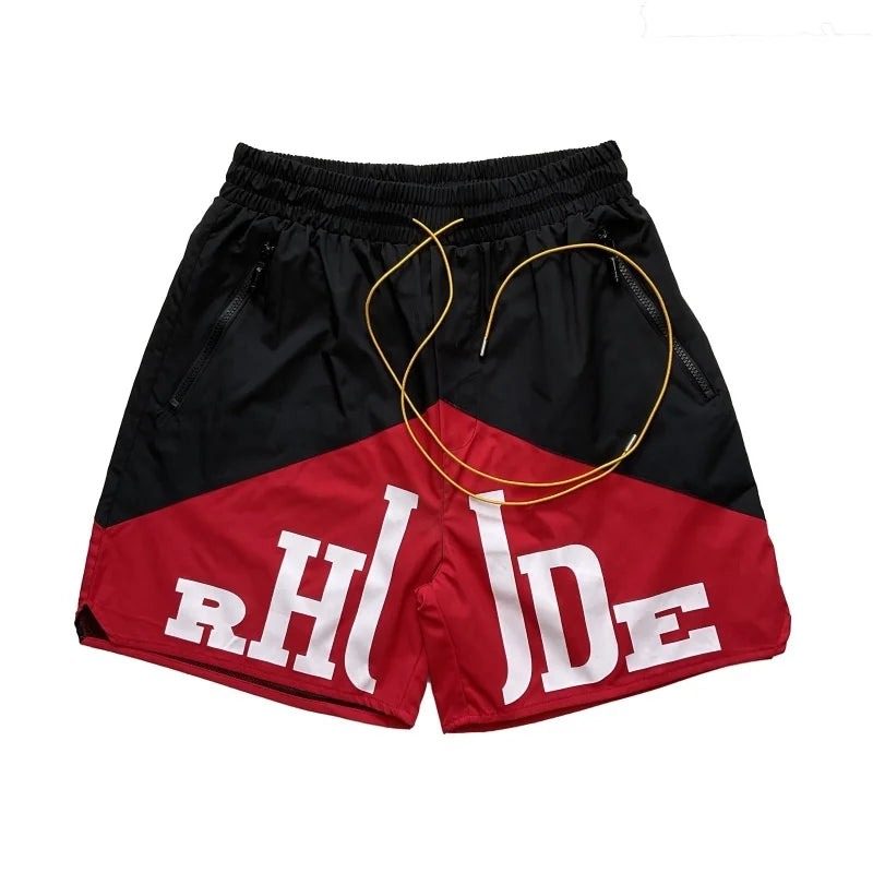 Letter Print Hip-Hop Beach Shorts
